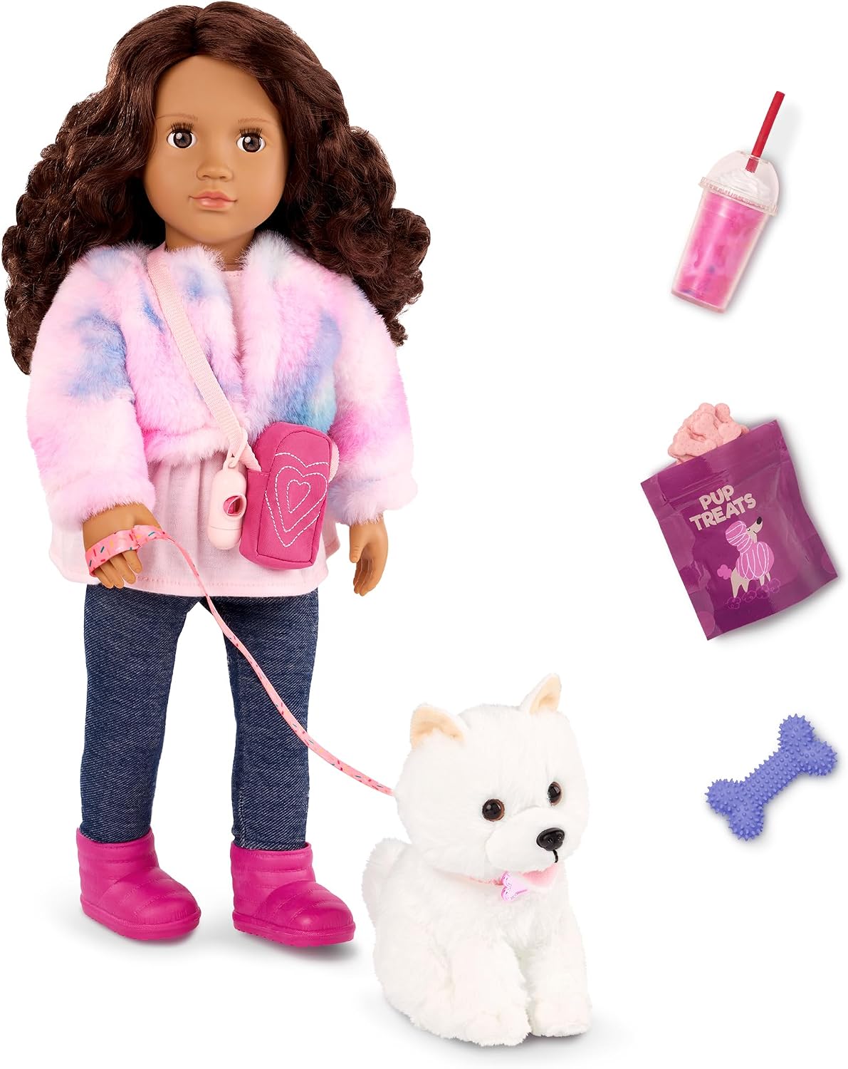 Our Generation Doll & Pomeranian Pup with Accessories – Ines & Jojo — view 6