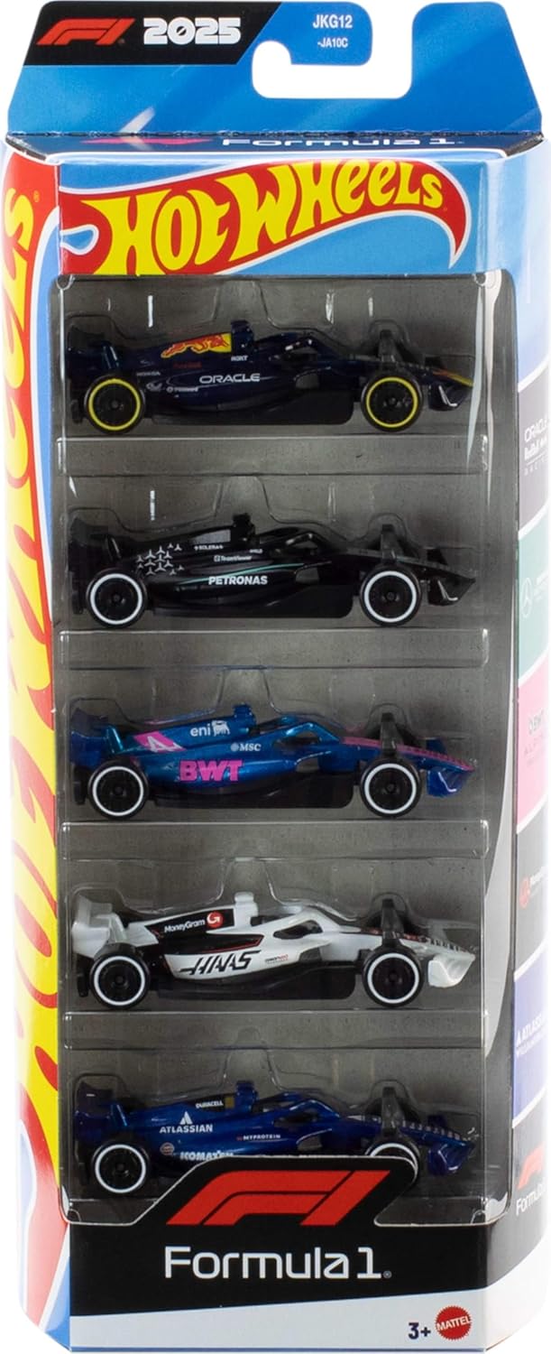 Hot Wheels Premium Race Basic Car F1 5-Pack — view 6