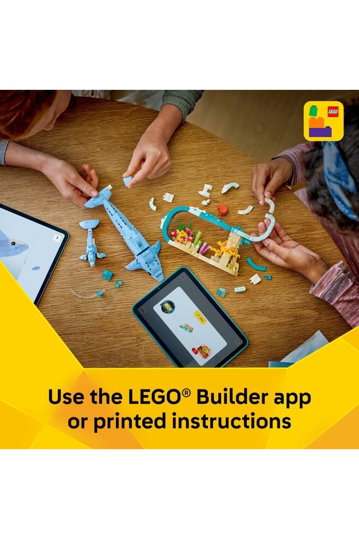 LEGO Creator Sea Animals: Beautiful Dolphins, 3-in-1, 542 Pieces — view 6
