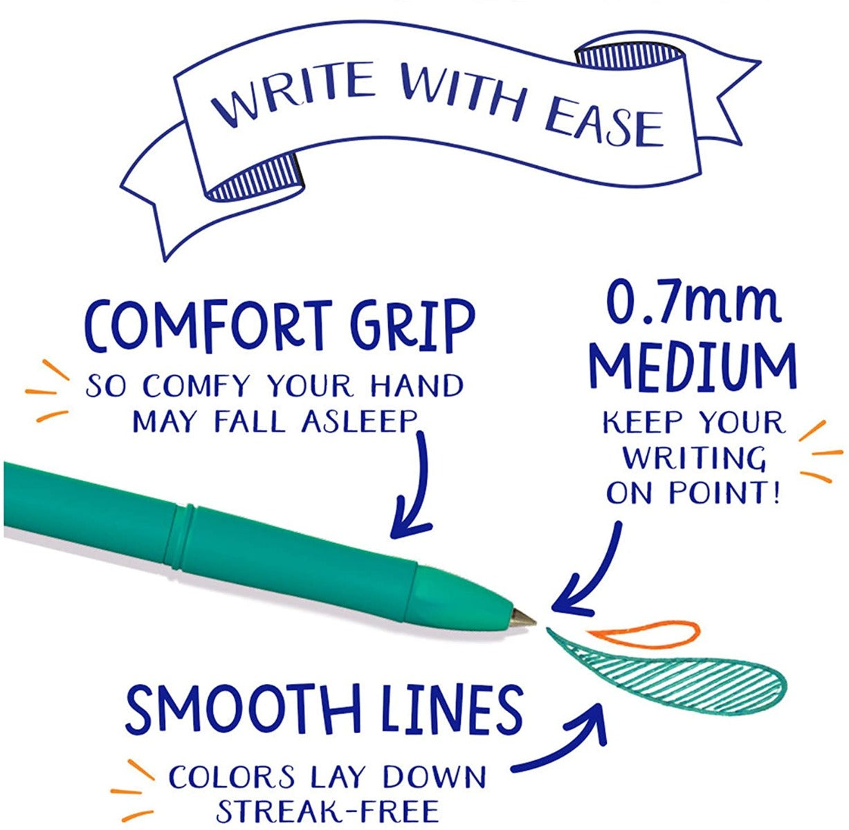 Crayola Take Note Washable Gel Pens 14pk CY58-6414