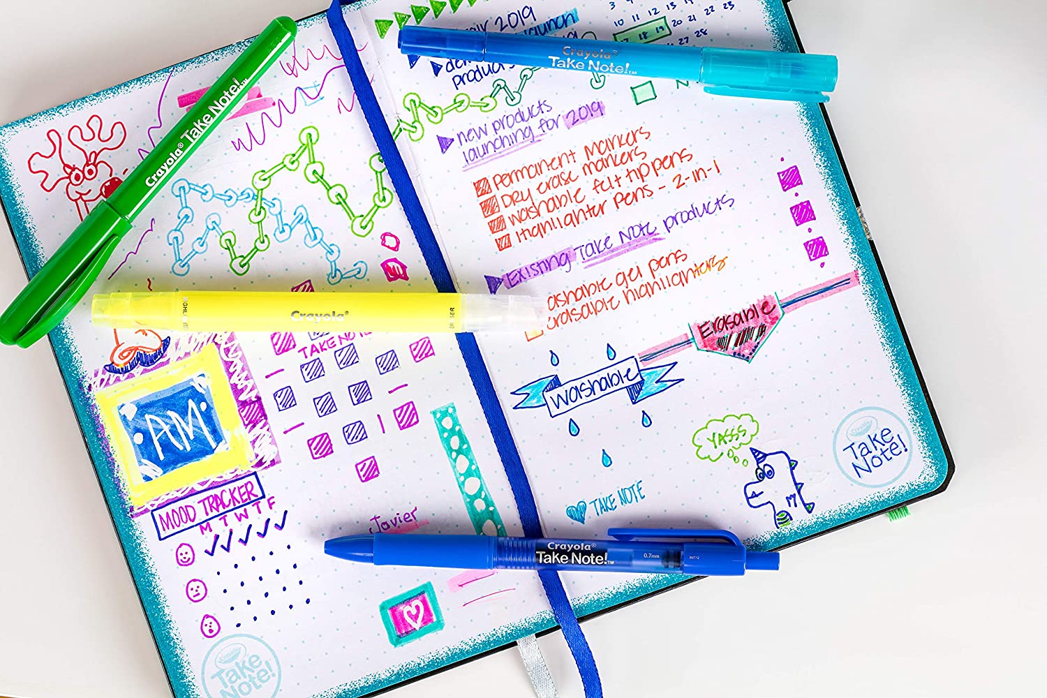 Crayola Take Note Washable Gel Pens 14pk CY58-6414