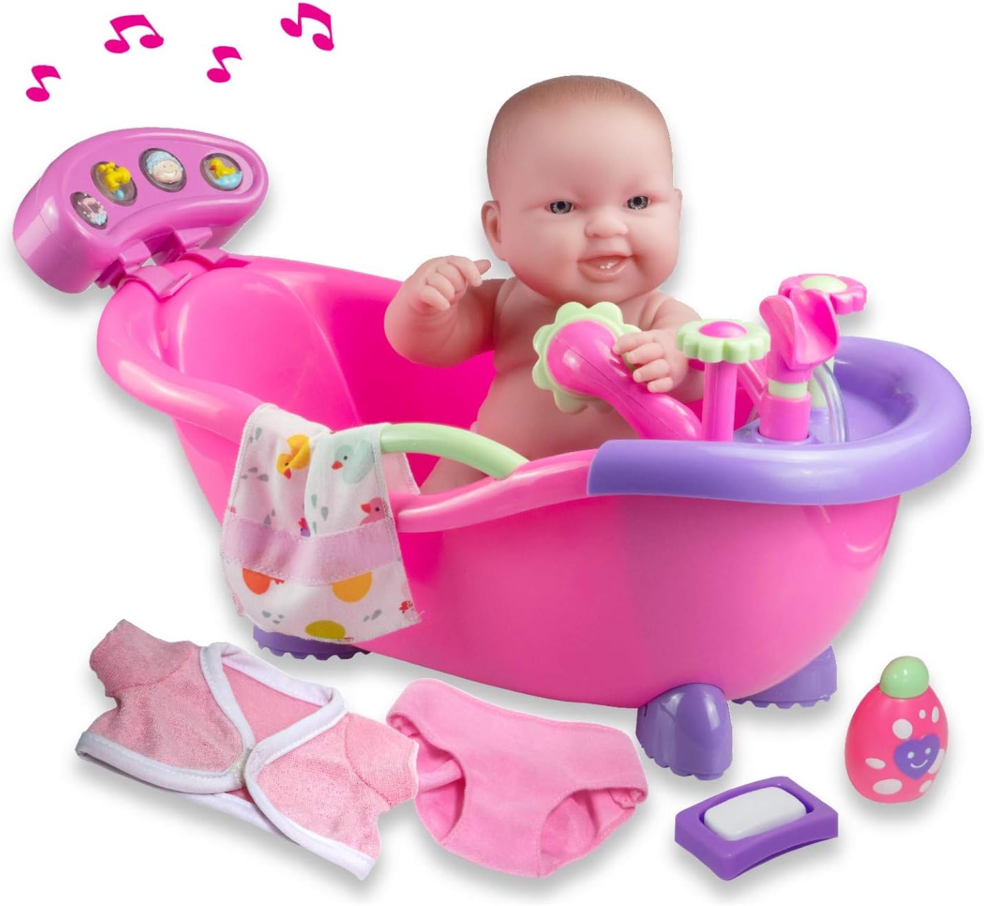JC Toys Lots to Love Babies 14'' High Chair Gift Set – Multicolour — view 7