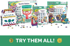 Crayola 106pc Glitter Dots Sparkle Station 04-0704 - Colorland Toys