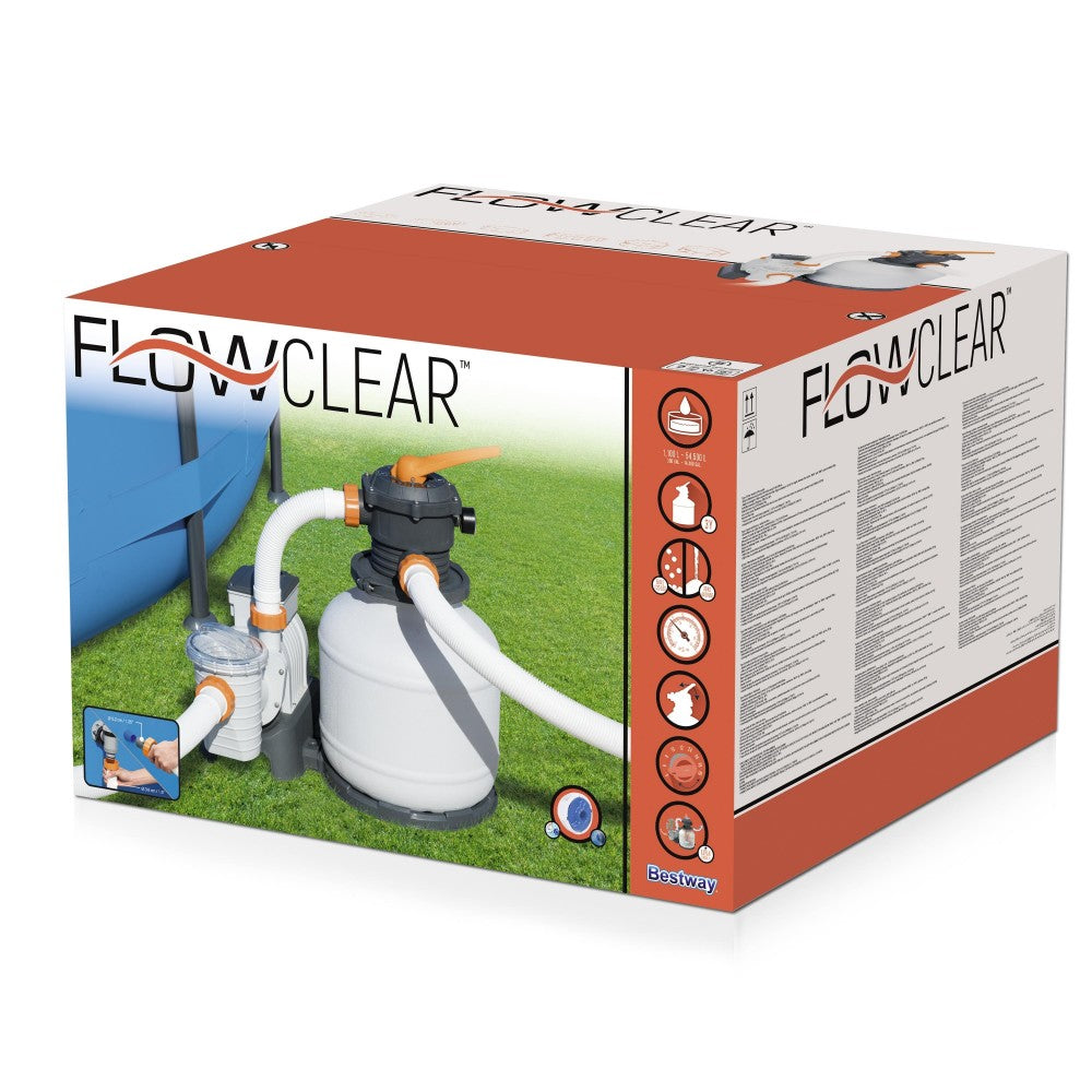 Bestway Flowclear Sand Filter Pump 2200gal 58499 - Colorland Toys