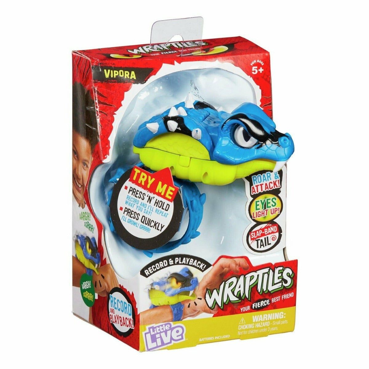 Little Live Pets Wraptiles Vipora Figure 28992 - Colorland Toys