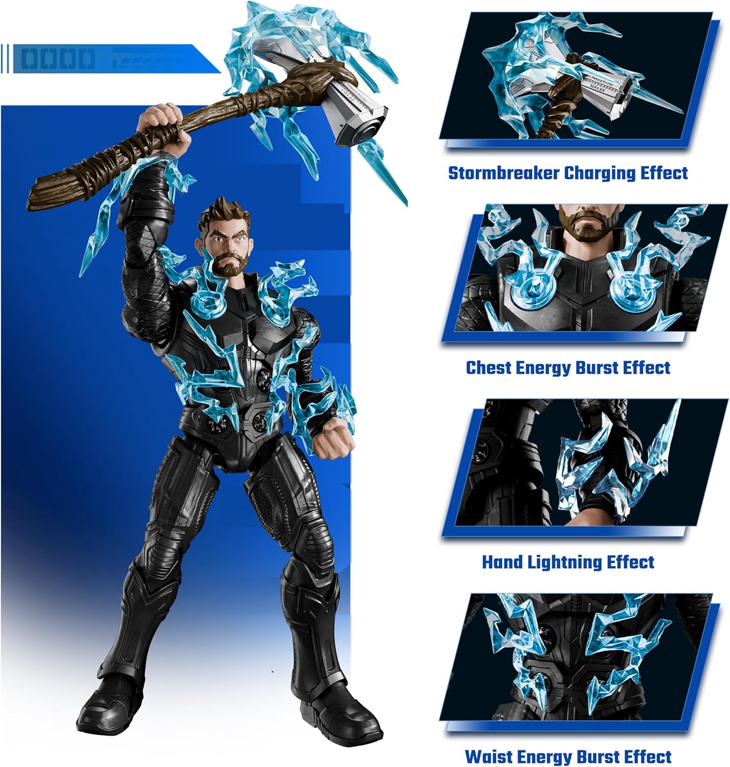 BLOKEES Marvel Infinity Saga Thor Articulated Model Kit (14+) — view 7