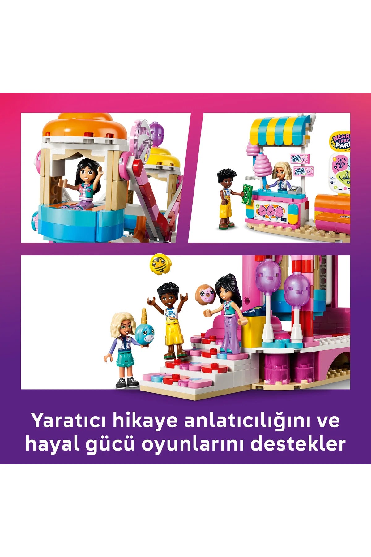 LEGO Friends Candy and Cupcake Ferris Wheel 42700 (602 Pieces) — view 7