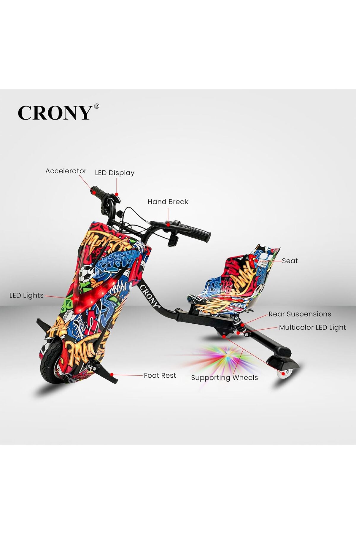 Drift Scooter 36V Small Mix JL009/JL009-8-01 — view 7