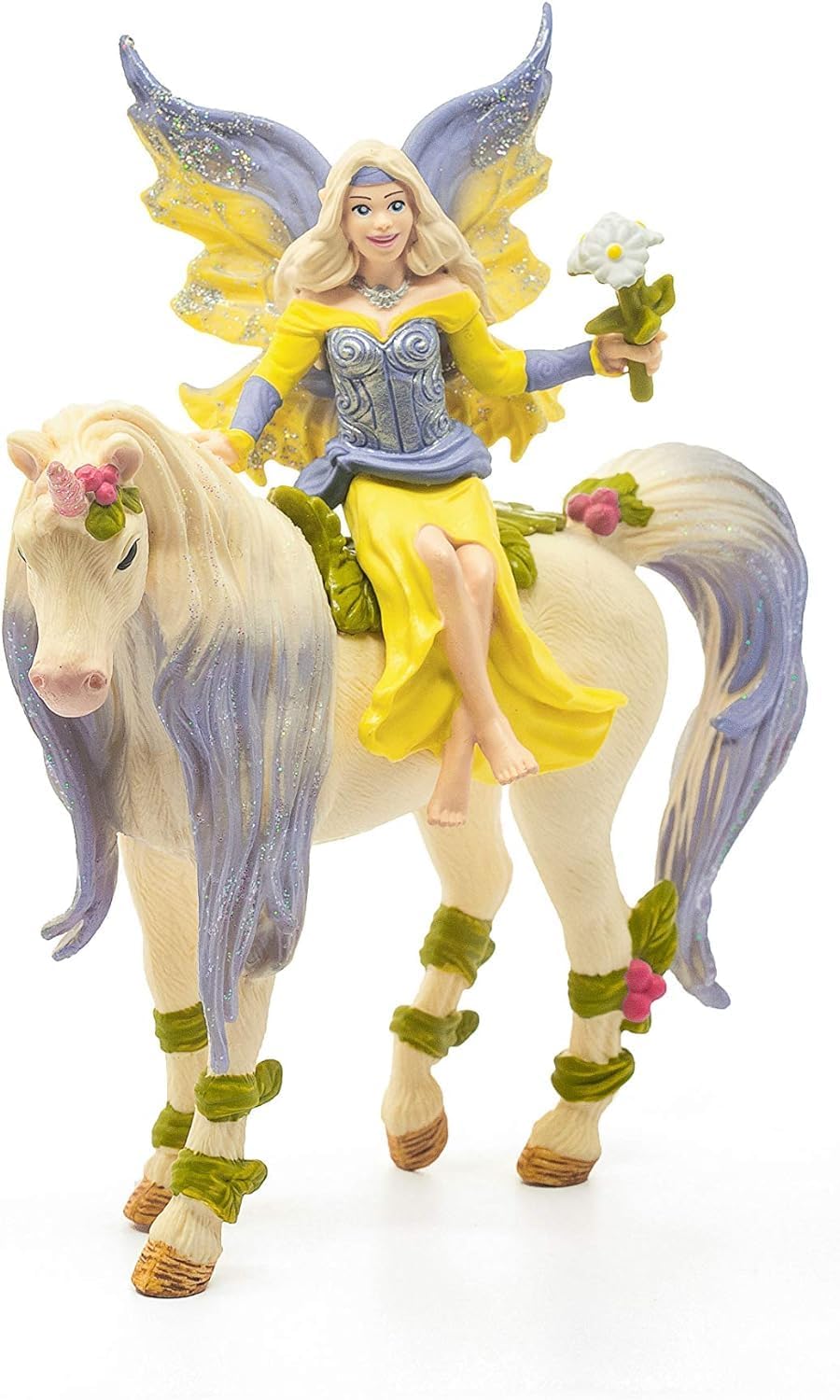 Schleich bayala Fairy Sera with Blossom Unicorn Toy, Ages 5+ — view 7