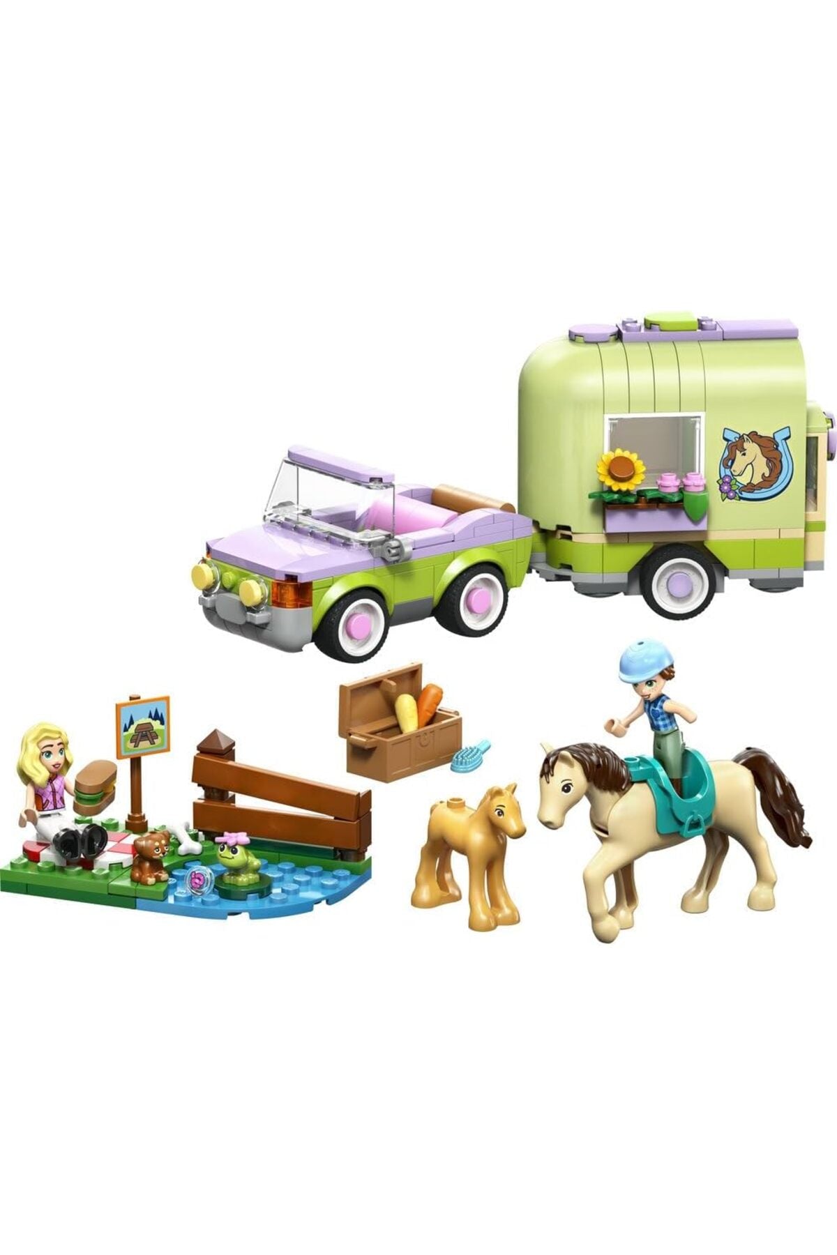 LEGO Friends Horse & Baby Foal Trailer — view 7