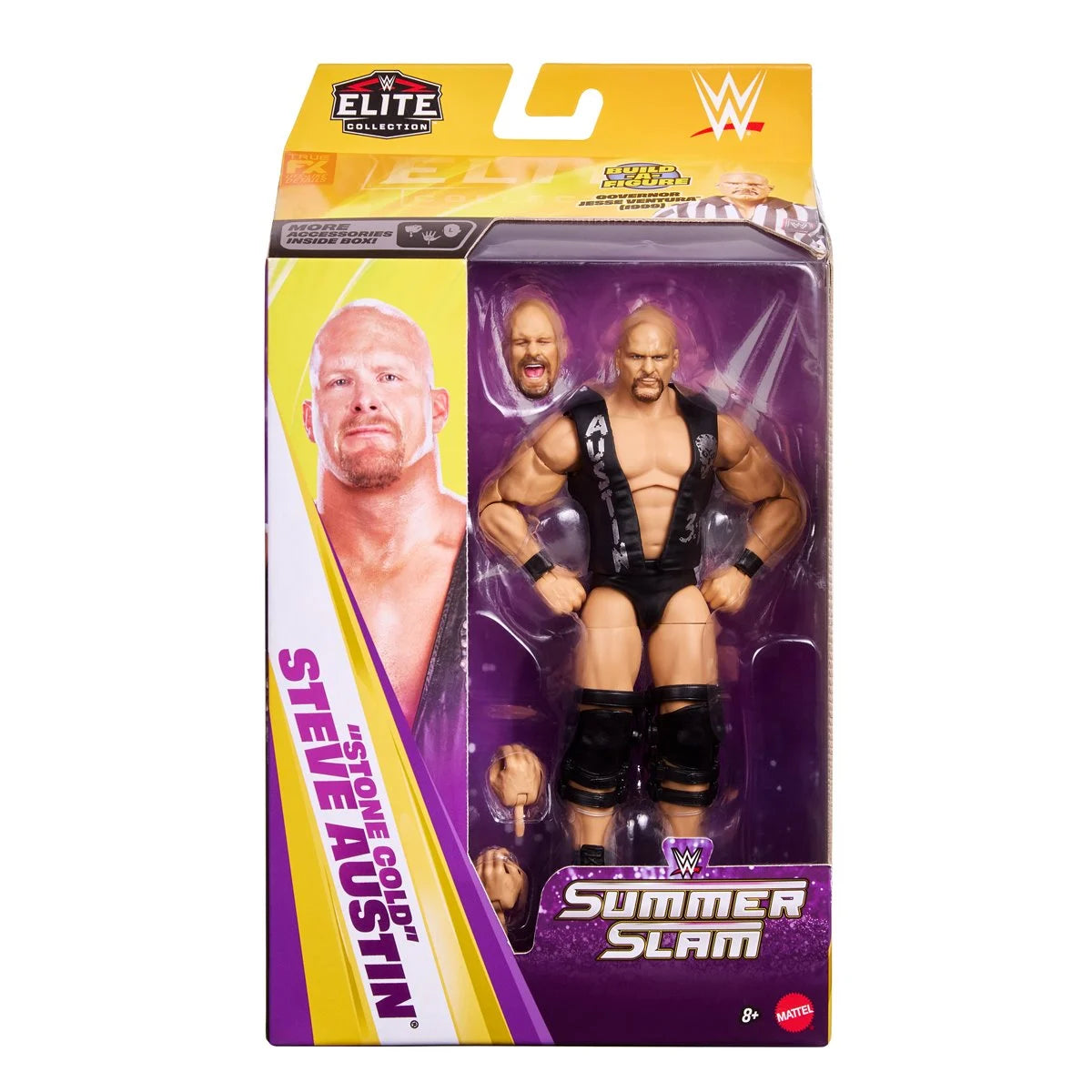 WWE Elite Collection SummerSlam Stone Cold Steve Austin Figure — view 7