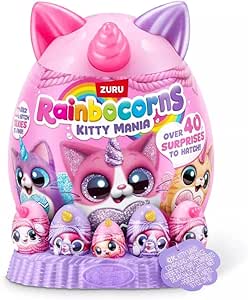 ZURU RAINBOCORNS Eggzania Kittymania Plush Toy — view 7
