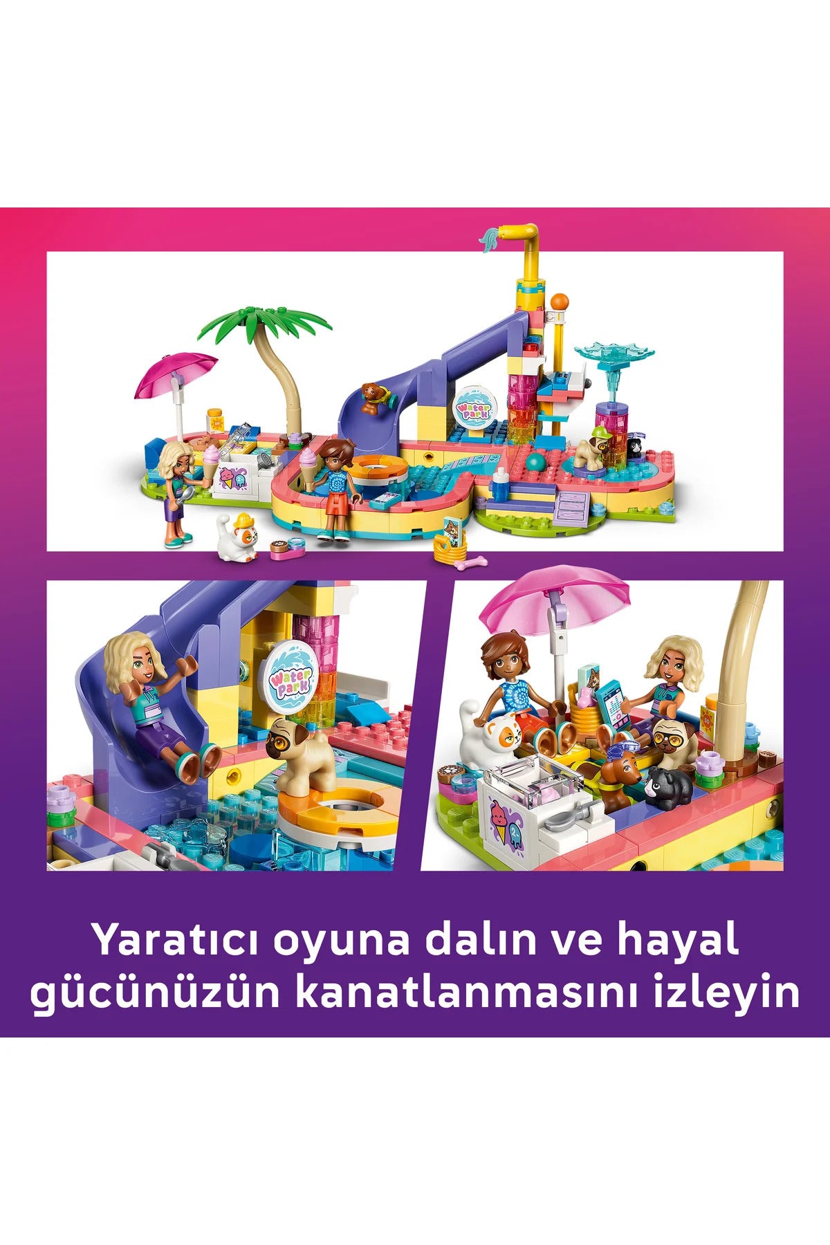 LEGO Friends Water Park Fun 42676 Toy Building Set (278 Pieces) — view 7