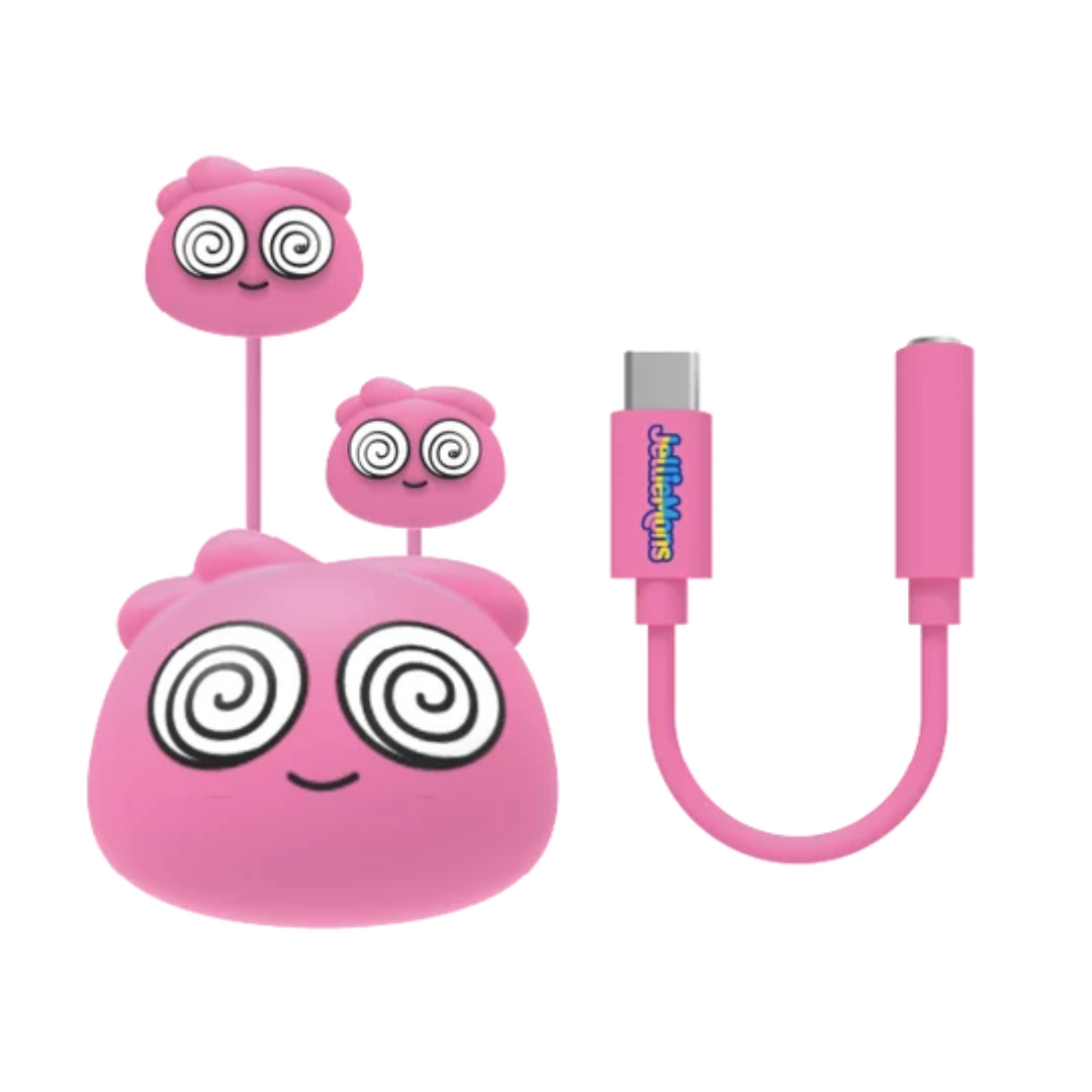 Jellie Drops Wired Earphones Pink 3.5mm EP502P