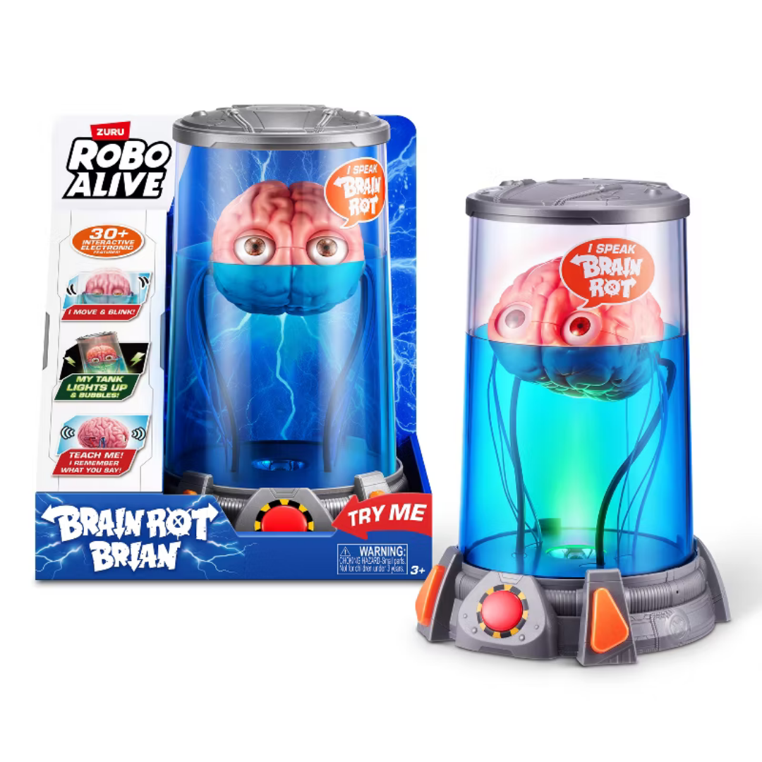 Robo Alive Brain Rot Brian Action Figure 71172