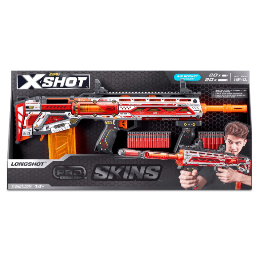 رماية X-Shot Skins Pro Series Long Shot Sinister 40 Darts XS-36600
