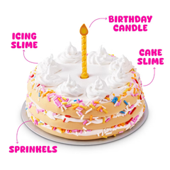Slime Mart Bag - Birthday Cake