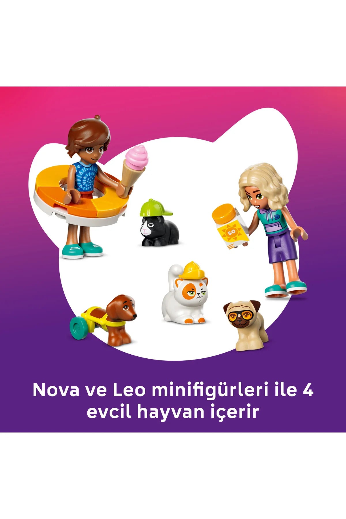 LEGO Friends Water Park Fun 42676 Toy Building Set (278 Pieces) — view 8