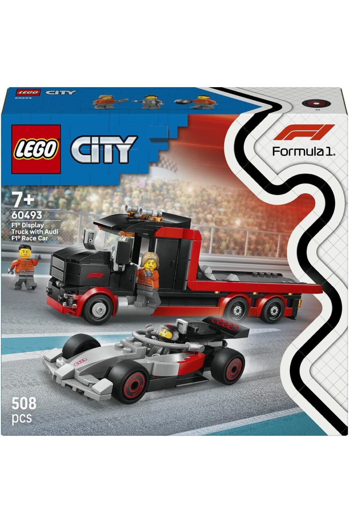 LEGO City F1 Display Truck with Audi F1 Race Car — view 8