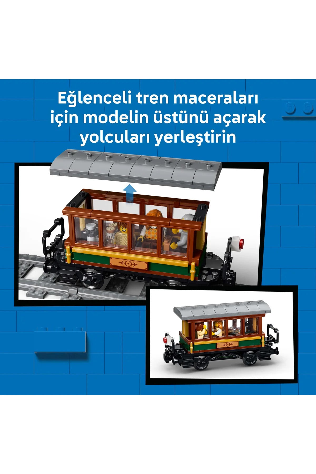 LEGO City Classic Steam Train 60511 – 575 Piece Building Set — view 8