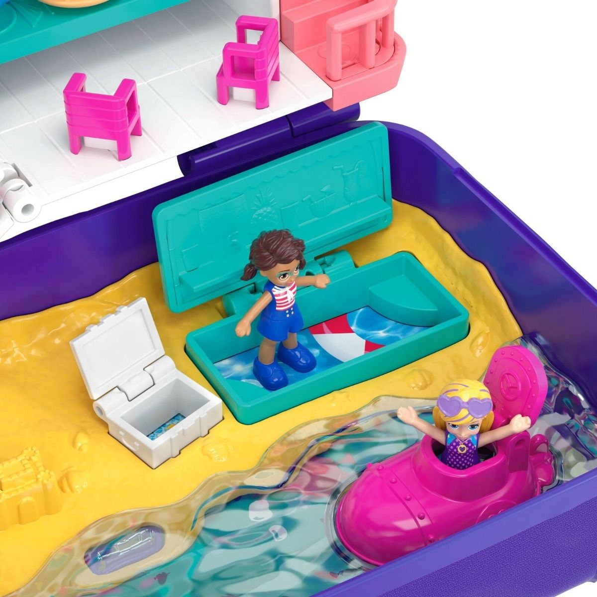 Mattel Polly Pocket Beach Vibes Backpack FRY39 - Colorland Toys