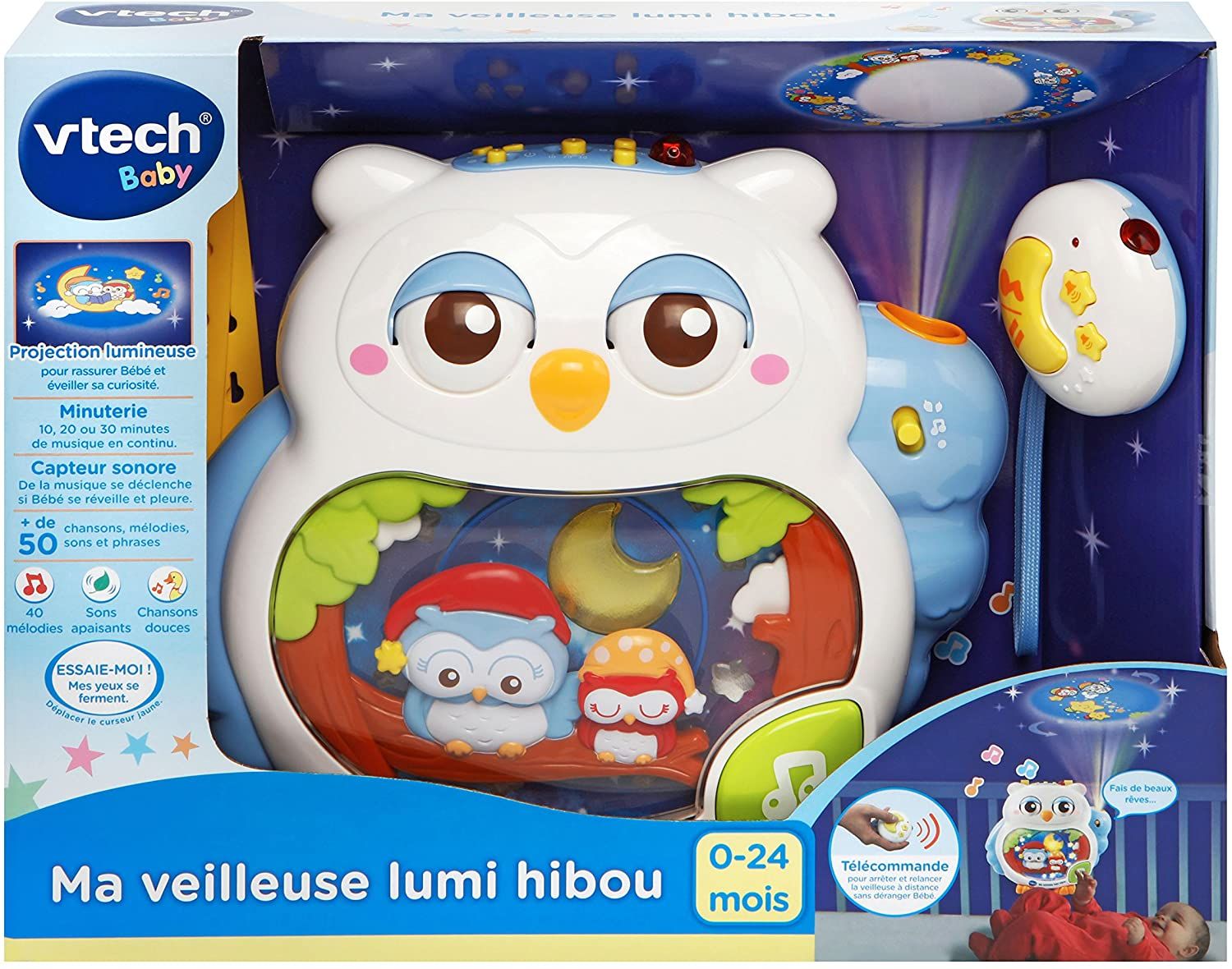 VTech Sleepy Owl Nightlight Projector - Colorland Toys