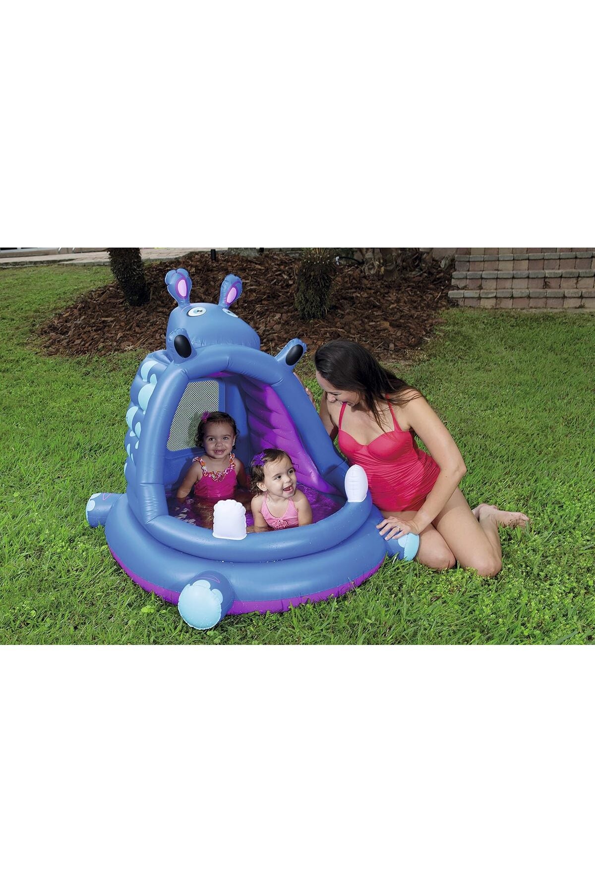 Bestway Covered Hippo Baby Pool 1.12mx99cmx97cm 52218 — view 8