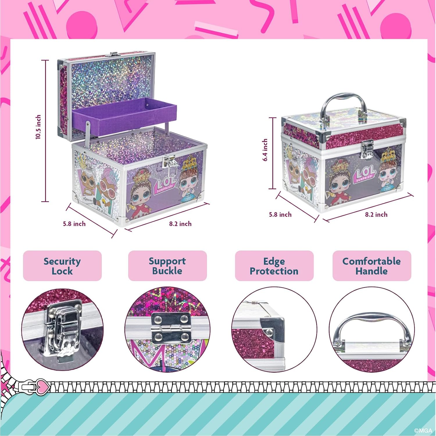 Townley LOL Surprise Cosmetic Case Set LL0314GA — view 8