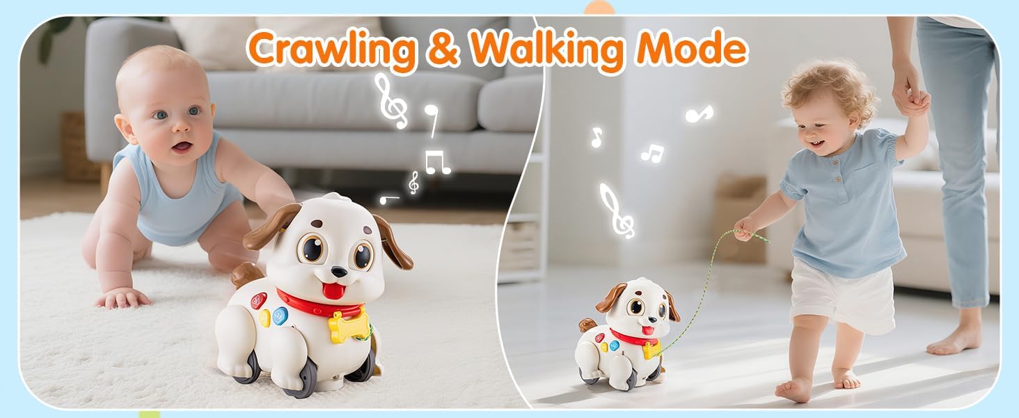 HOLA Musical Dancing Puppy Tummy Time Toy for 6-12 Months — view 8