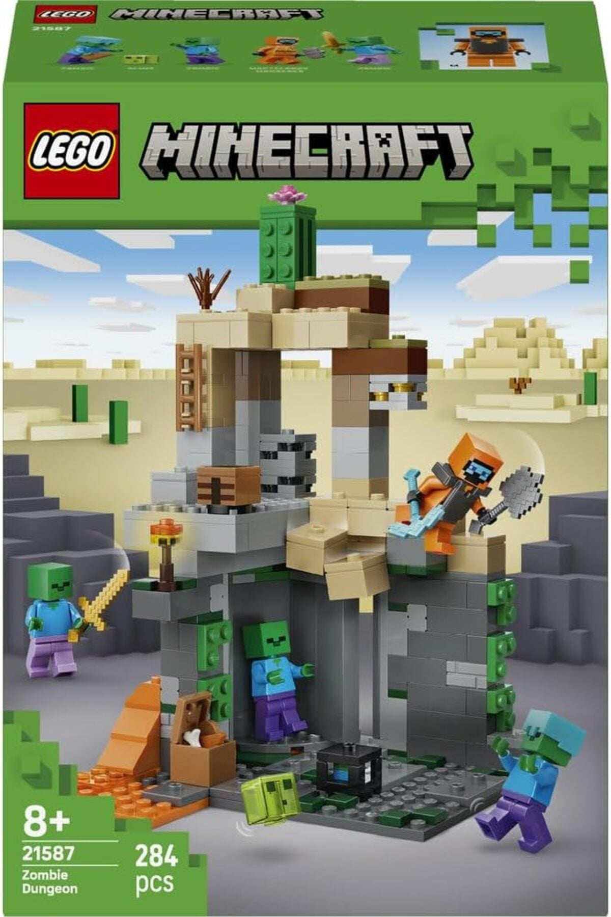 LEGO Minecraft Zombie Dungeon Building Set – 284 Pieces — view 8