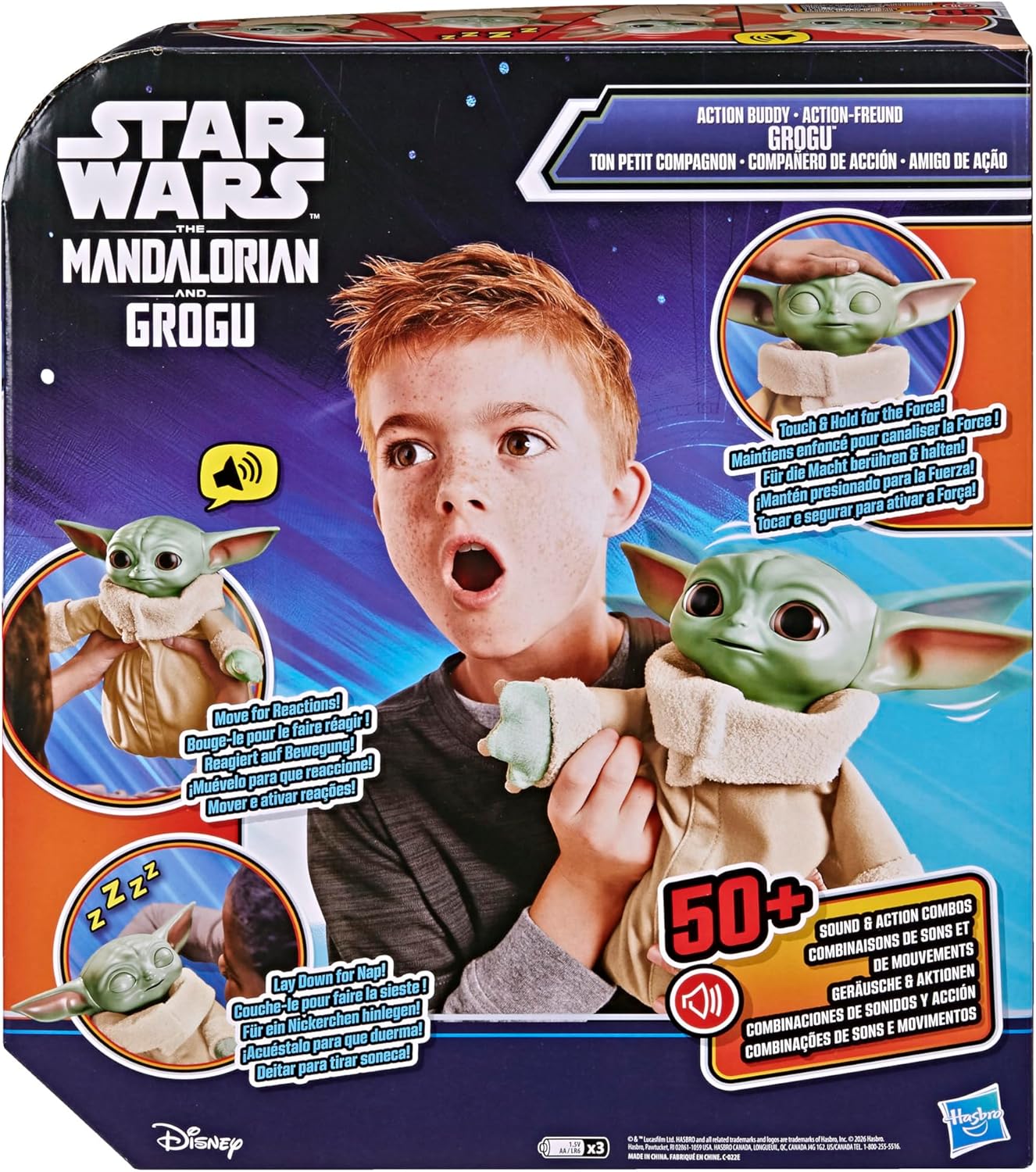 Hasbro Star Wars Mandalorian & Gogoo 10" Interactive Plush Figure — view 8