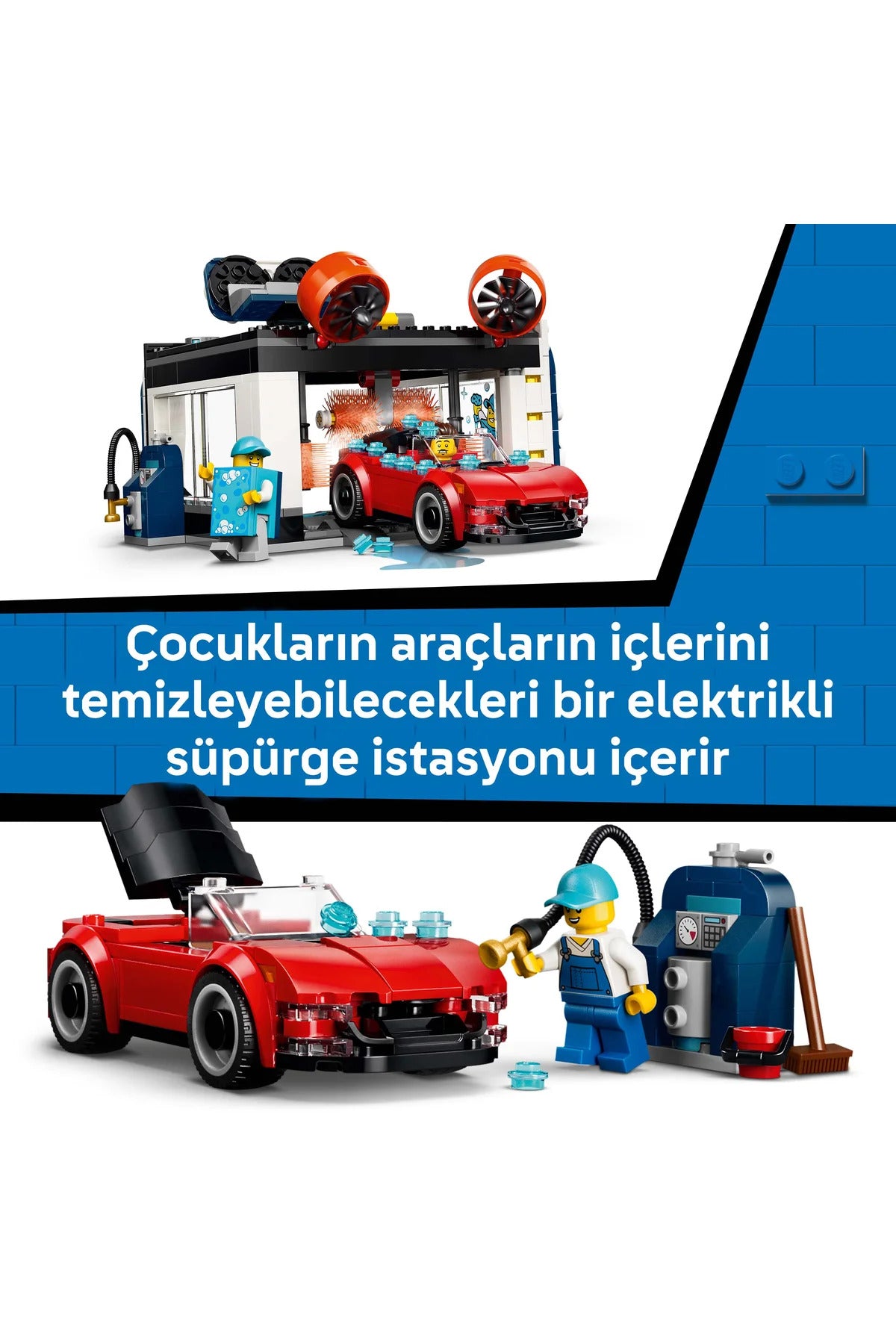 LEGO City Automatic Car Wash 60497 Toy Construction Set (583 pcs) — view 8