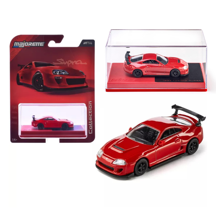 1995 Toyota Supra RHD (Right Hand Drive) Red - Majorette Collection