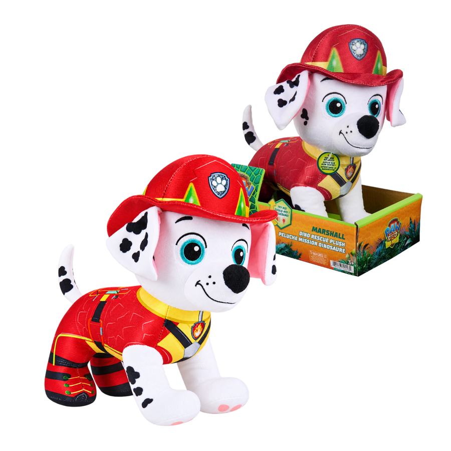 PAW Patrol: The Dino Movie, Marshall Dino Rescue 10" Plush — image 1