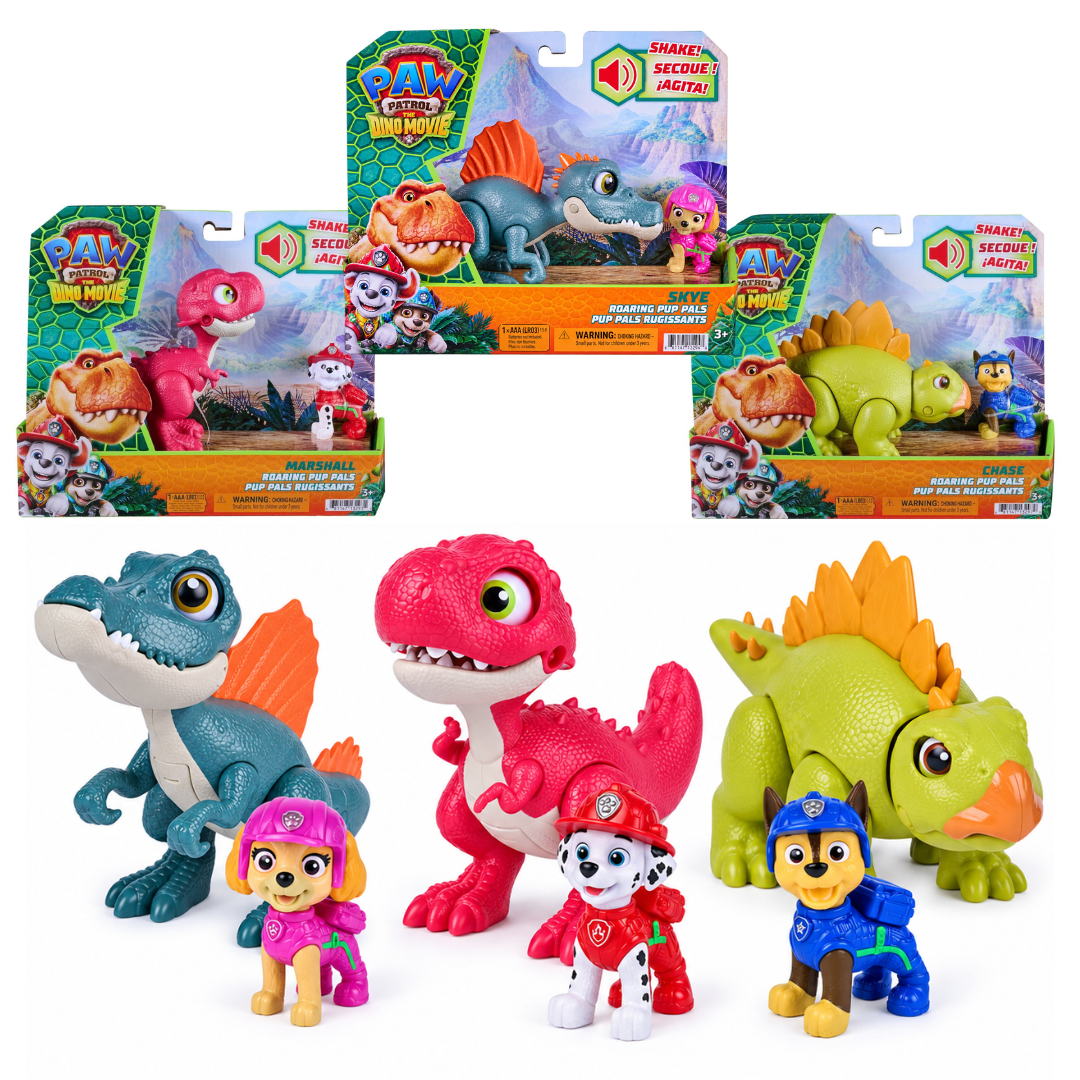 PAW Patrol: The Dino Movie, Roaring Pup Pals - Assorted — image 1