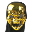 Skull Face Gold Halloween Mask