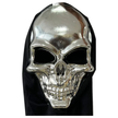 Skull Face Silver Halloween Mask