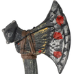 Spooky Halloween Jason Voorhees Friday the 13th  Fake Bloodstained Bone Axe