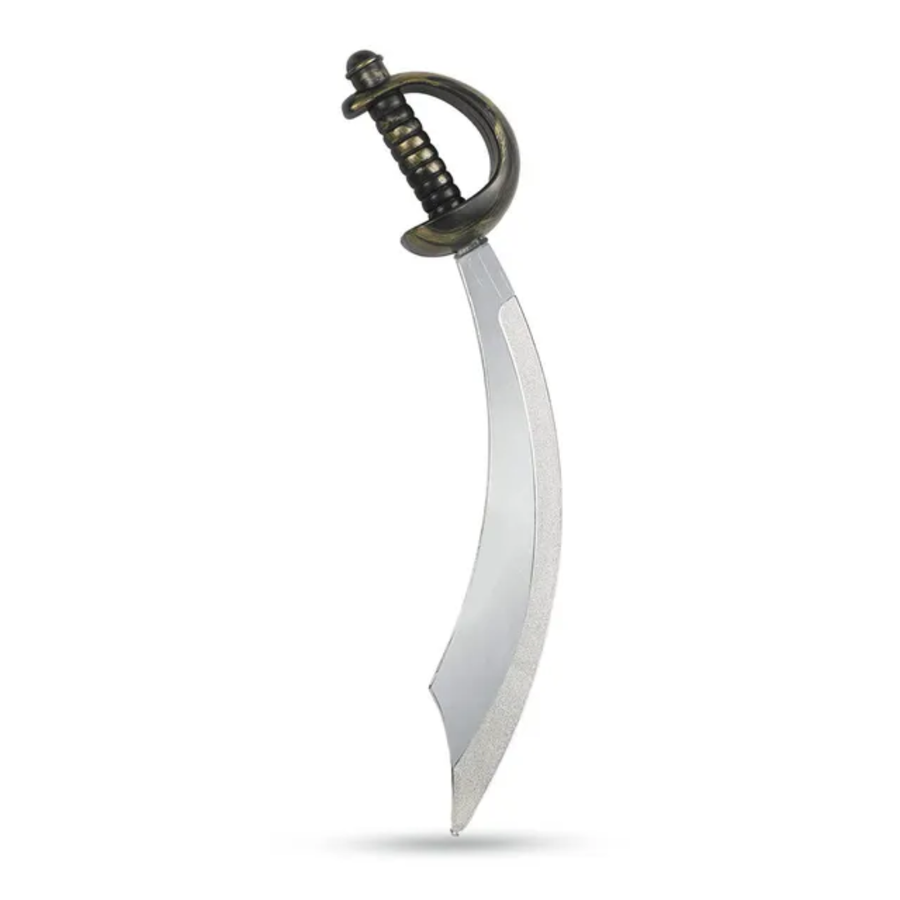 Spooky Halloween Pirate Long Cutlass Sword - Silver — image 1
