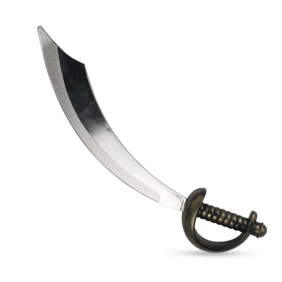Spooky Halloween Pirate Long Cutlass Sword - Silver — image 2