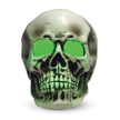 Spooky Halloween Green Light-Up Giant Skull - Halloween Decoration