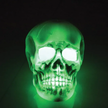 Spooky Halloween Green Light-Up Giant Skull - Halloween Decoration