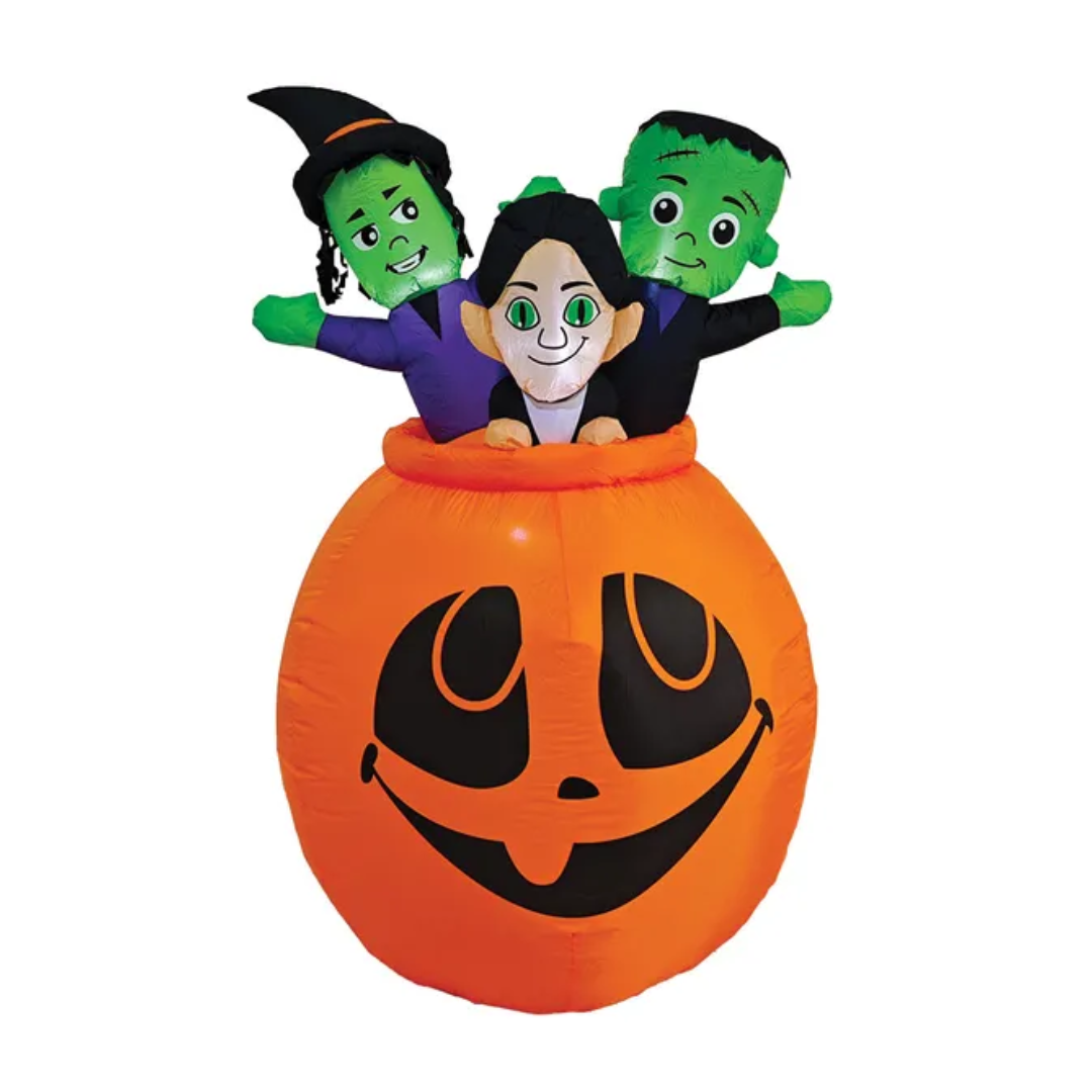 Halloween Inflatable Spooky Cauldron — image 1