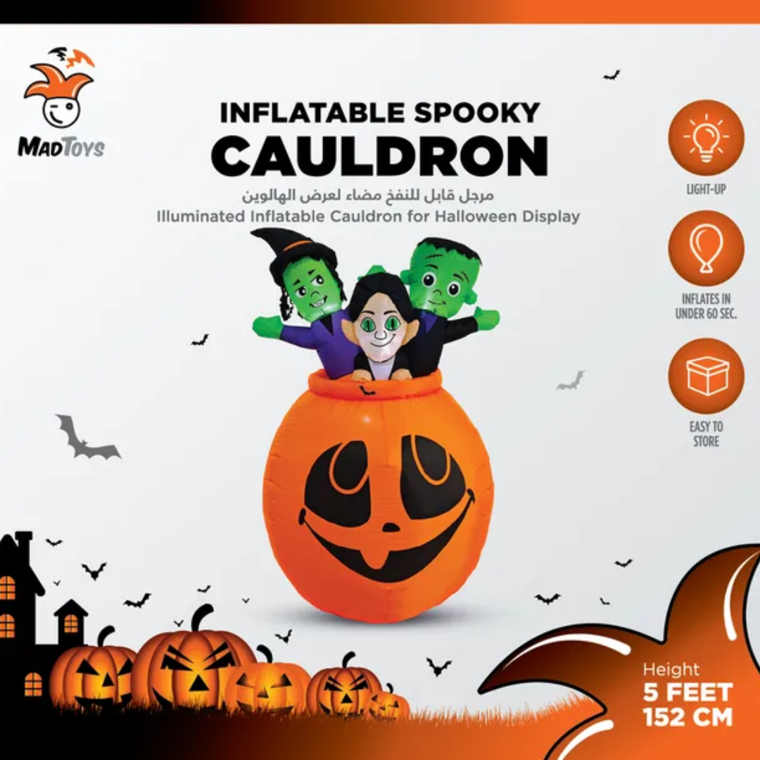 Halloween Inflatable Spooky Cauldron — image 4