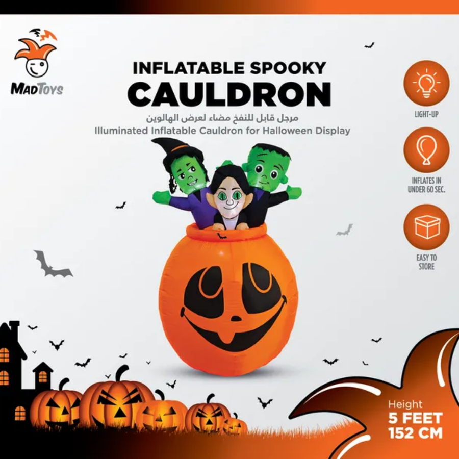 Halloween Inflatable Spooky Cauldron — image 4