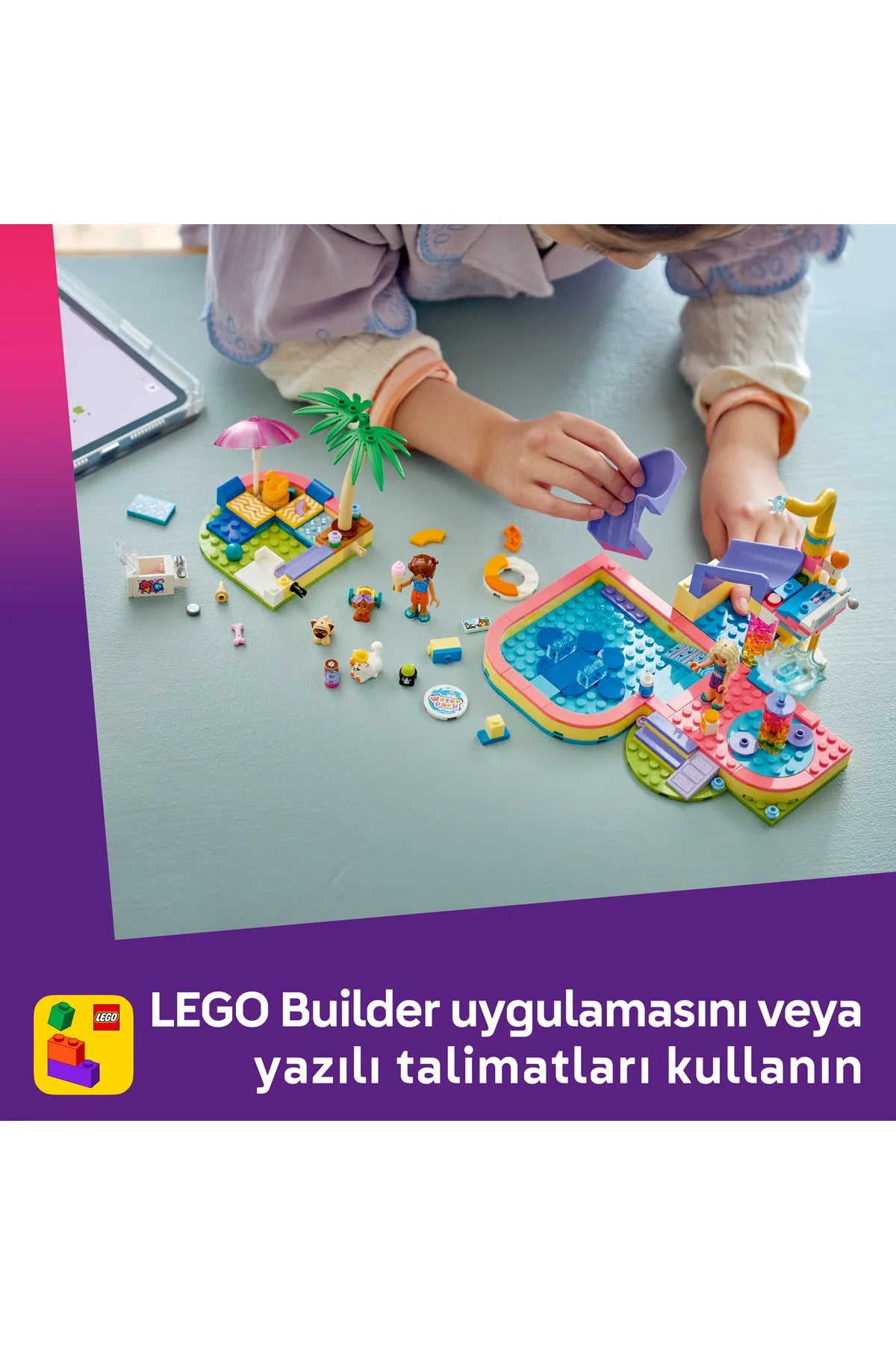 LEGO Friends Water Park Fun 42676 Toy Building Set (278 Pieces) — view 9