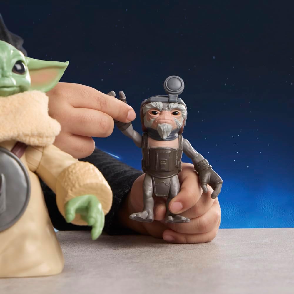 Star Wars Grogu 16.5cm Electronic Action Figure & Anzellaner Set — view 9