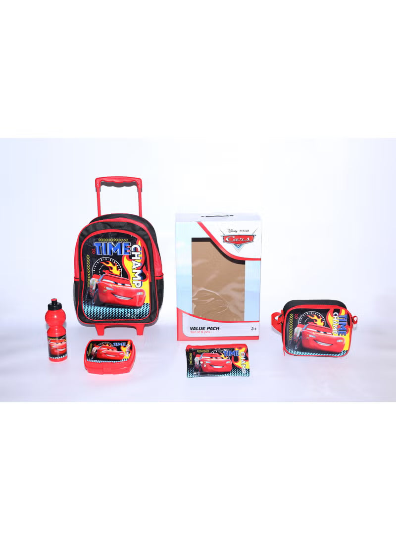 Disney Cars 5 In 1 Trolley Bag 16-Inch FKVPT16-424 - Colorland Toys