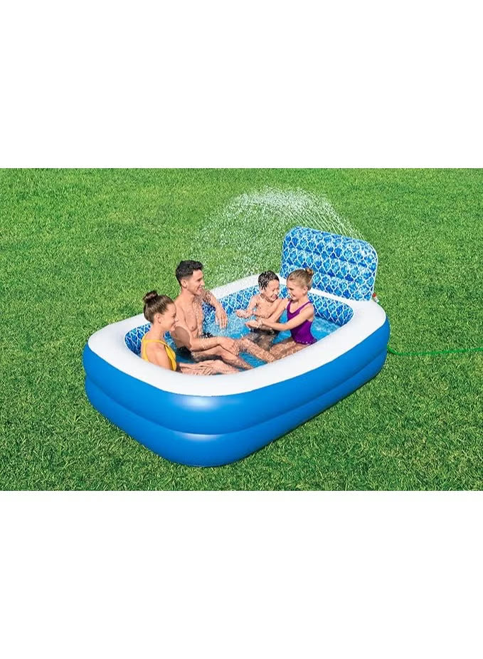 Bestway Family Pool Waterfall Oasis With Cooling Mister 229cm x 152cm x 96cm 54451