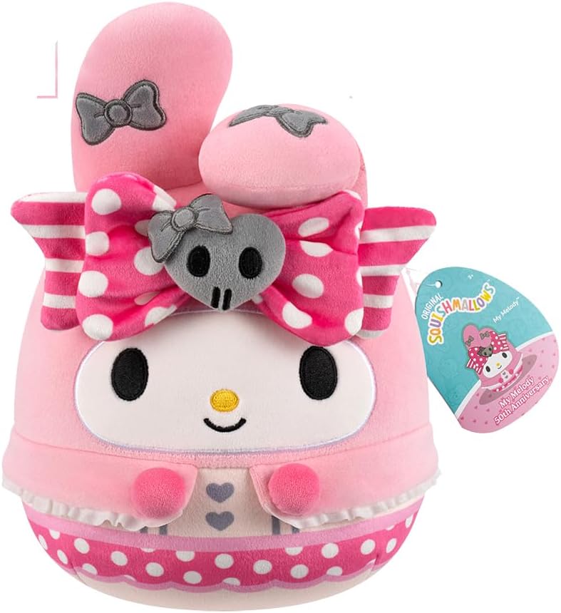 10" Squishmallows Hello Kitty Friends Plush - Kuromi or My Melody — image 5